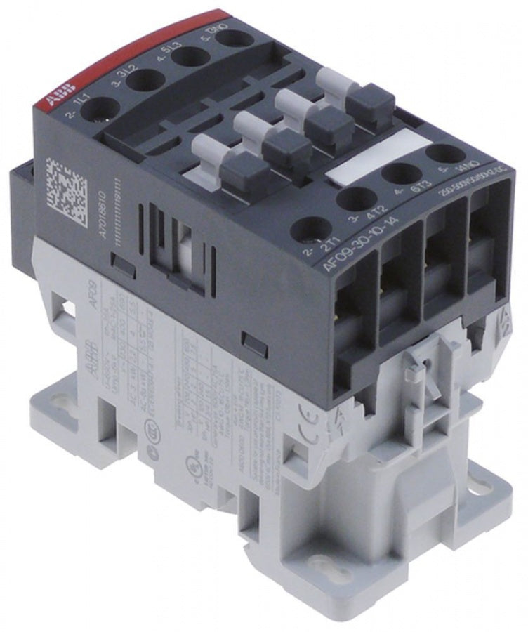 power contactor resistive load 25A 100-250VAC (AC3/400V) 9A/4kW main contacts 3NO