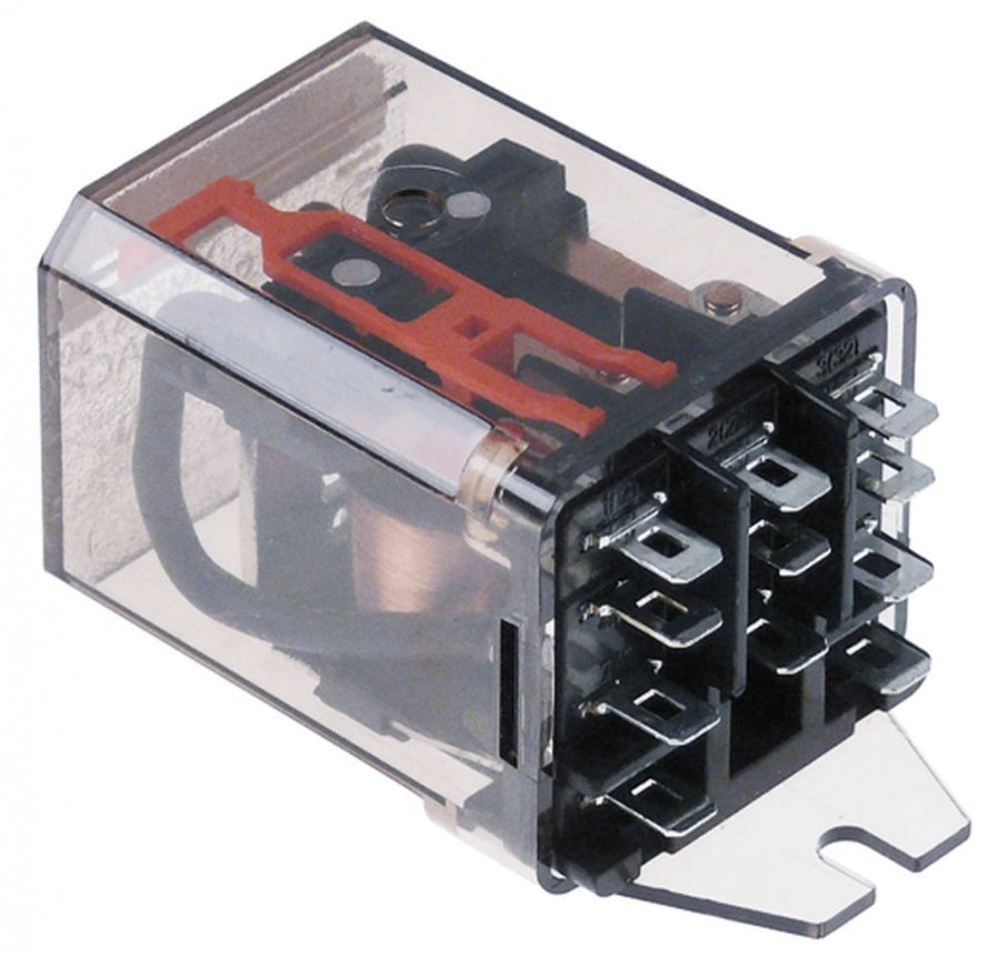 Releu de putere SCHRACK RM703, bobina 230 VAC, contacte 3 CO, 16 A - 381123