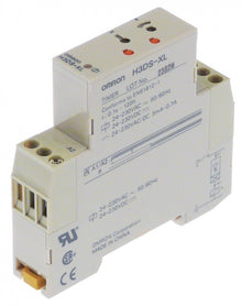 time relay OMRON H3DS-XL time domain 0,1s-120h 24-230V AC/DC 5mA-0,7A DIN railmm