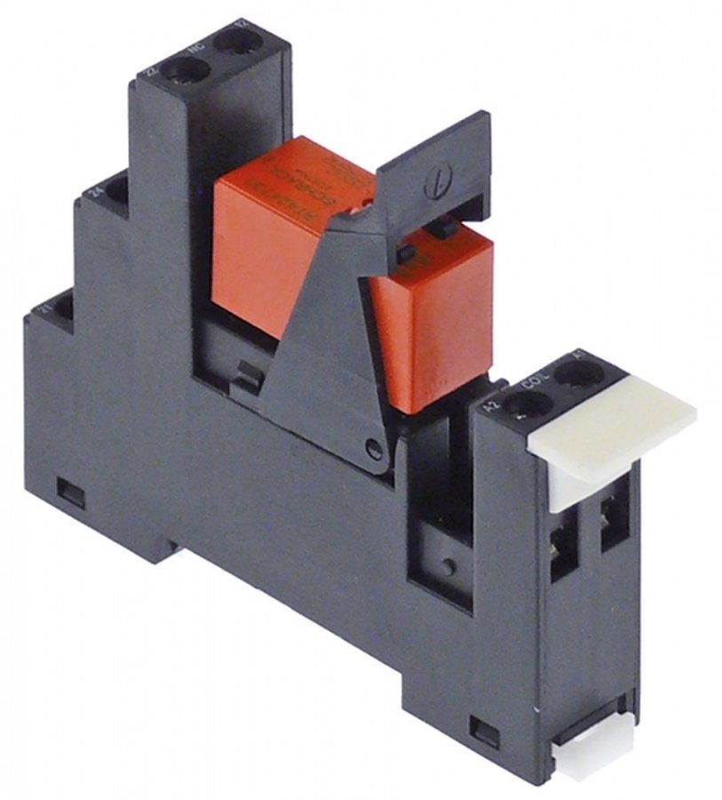 print relay 230 V voltage AC 2CO at 250V 8 A raster size 5 mm with socket