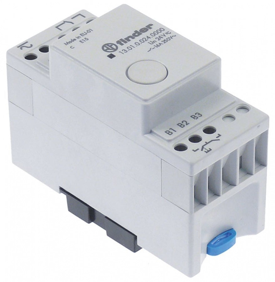pulse relay AC/DC 1CO 250V 16A connection screw clamp DIN rail