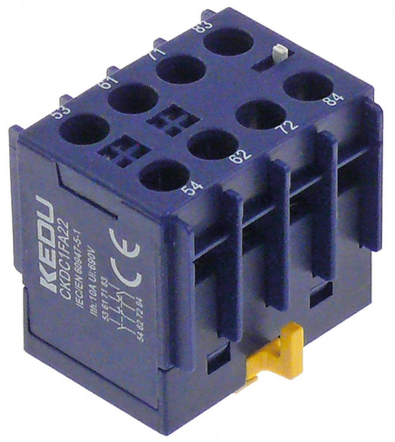 auxiliary contact contacts 2NO/2NC