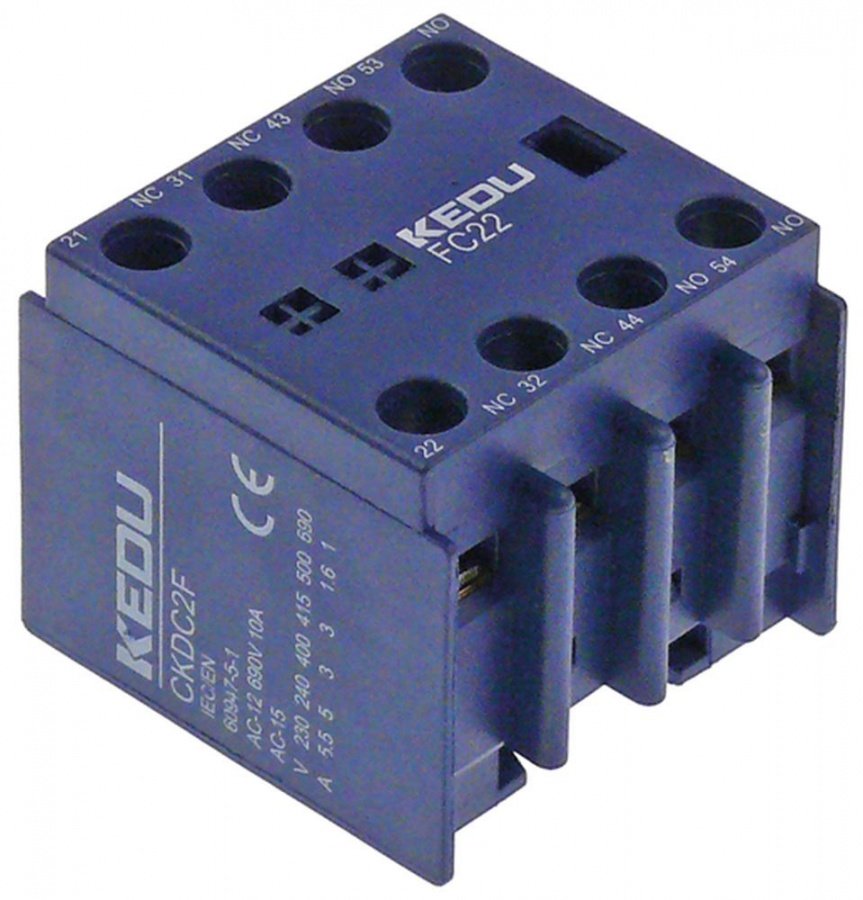 auxiliary contact contacts 2NO/2NC