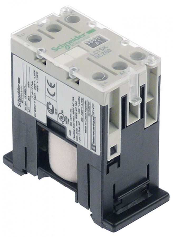 power contactor resistive load 20A 230VAC (AC3/400V) 5A/2,2kW main contacts 2NO
