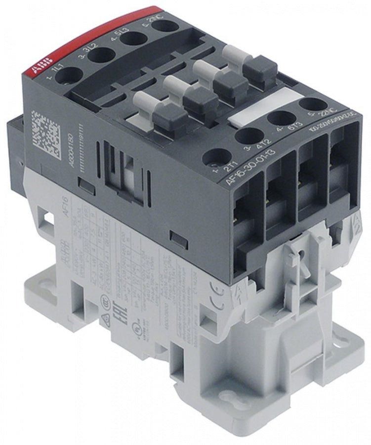power contactor resistive load 30A 100-250VAC (AC3/400V) 17A/7,5kW main contacts 3NO