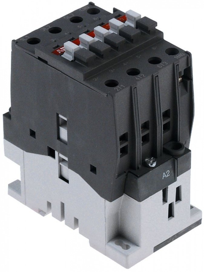 power contactor resistive load 55A 24VAC (AC3/400V) 30A/15kW main contacts 3NO