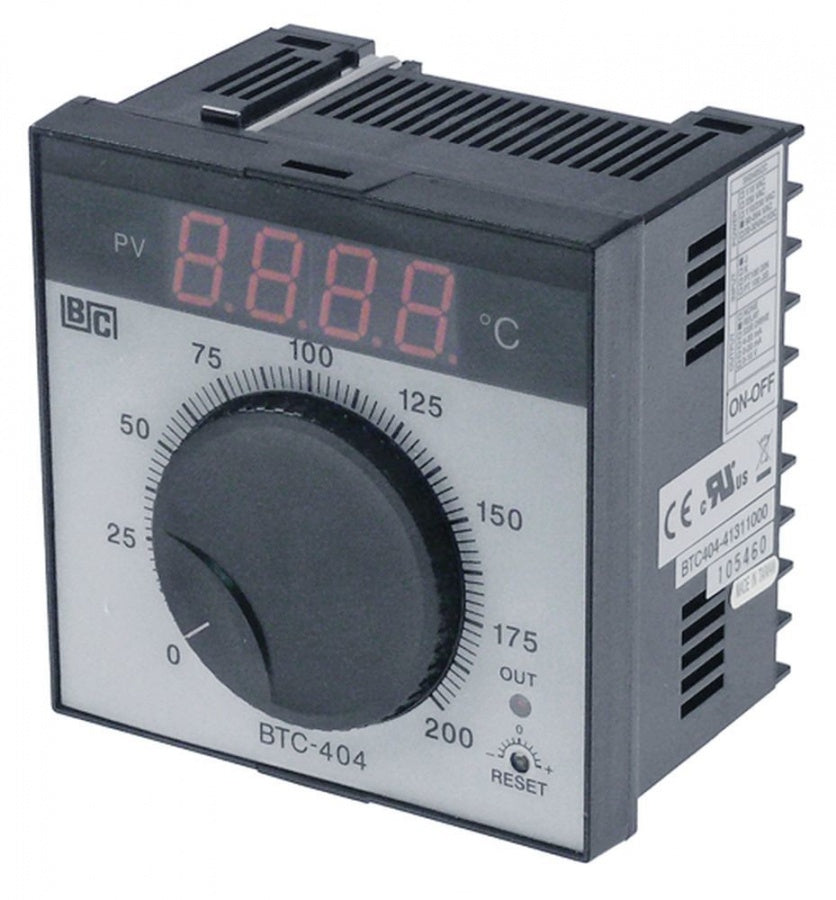 electronic controller BRAINCHILD type BTC404 model 41311000 0 up to +200°C 92x92mm 90-264V