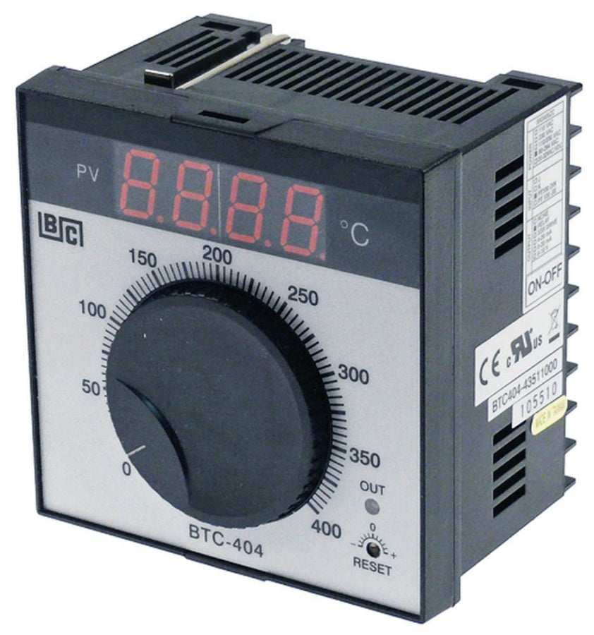 electronic controller BRAINCHILD type BTC404 model 43511000 0 up to +400°C 92x92mm 90-264V