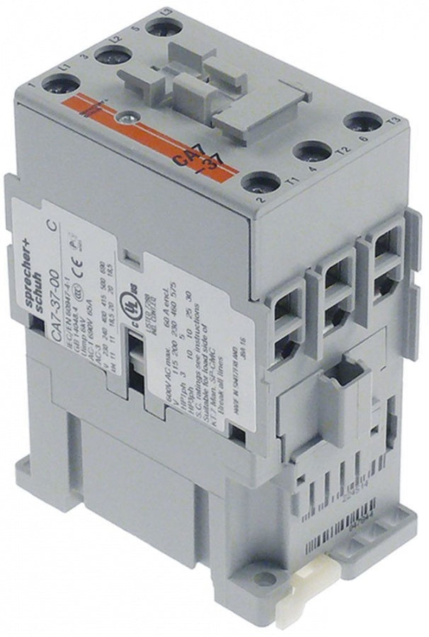 power contactor resistive load 65A 24V (AC3/400V) 60A/18,5kW main contacts 3NO