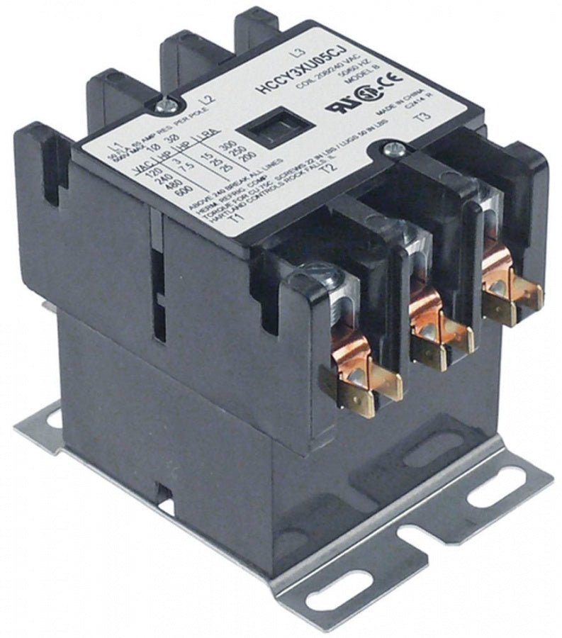 power contactor resistive load 65A  HP (AC3/240V) kW main contacts 3NO