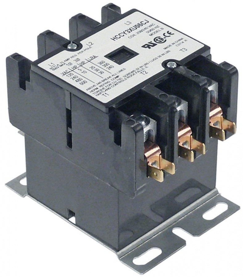 power contactor resistive load 75A  HP (AC3/240V) 60A/18,5kW main contacts 3NO
