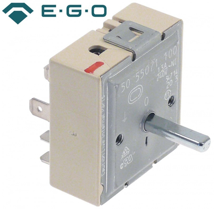 energy regulator 230V 13A dual circuit turn direction right EGO shaft ø 6x4,6mm