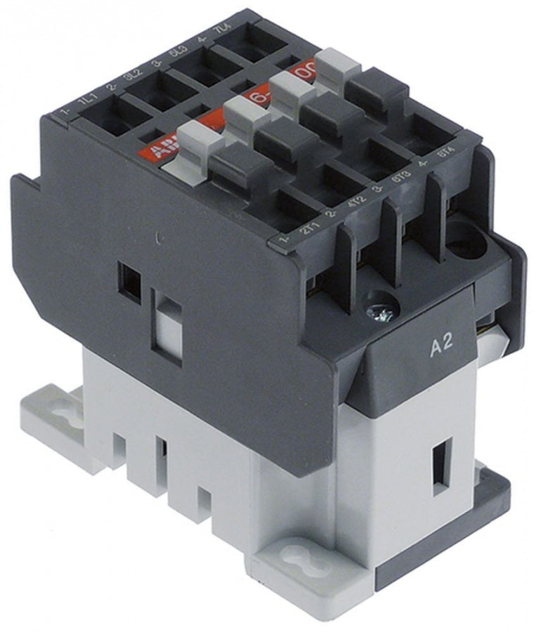 power contactor resistive load 30A 400VAC (AC3/400V) 17A/7,5kW main contacts 4NO