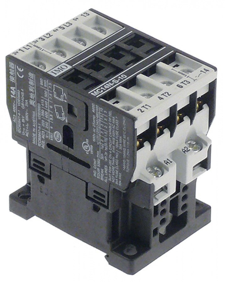 power contactor resistive load 25A  (AC3/400V) 14A/5,5kW main contacts 3NC