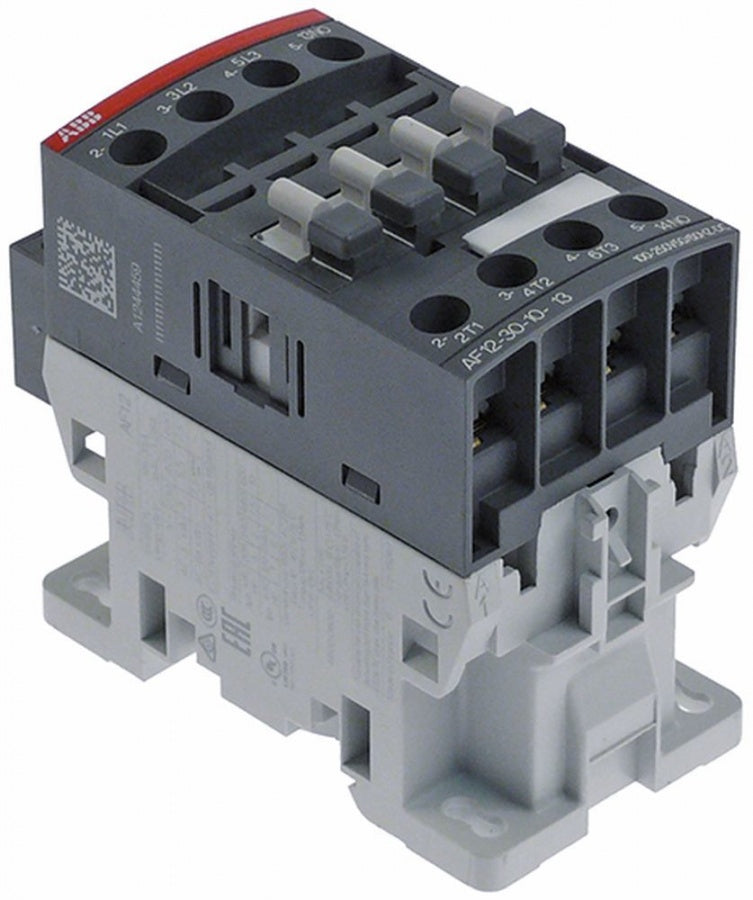 power contactor resistive load 27A 100-250VAC (AC3/400V) 12A/5,5kW main contacts 3NO
