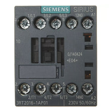 Contactor Siemens 3RT2016-1AP01, rezistiv 22A, inductiv (AC3/400V) 4kW, bobina 230V, contacte 3NO + 1NO - 381387