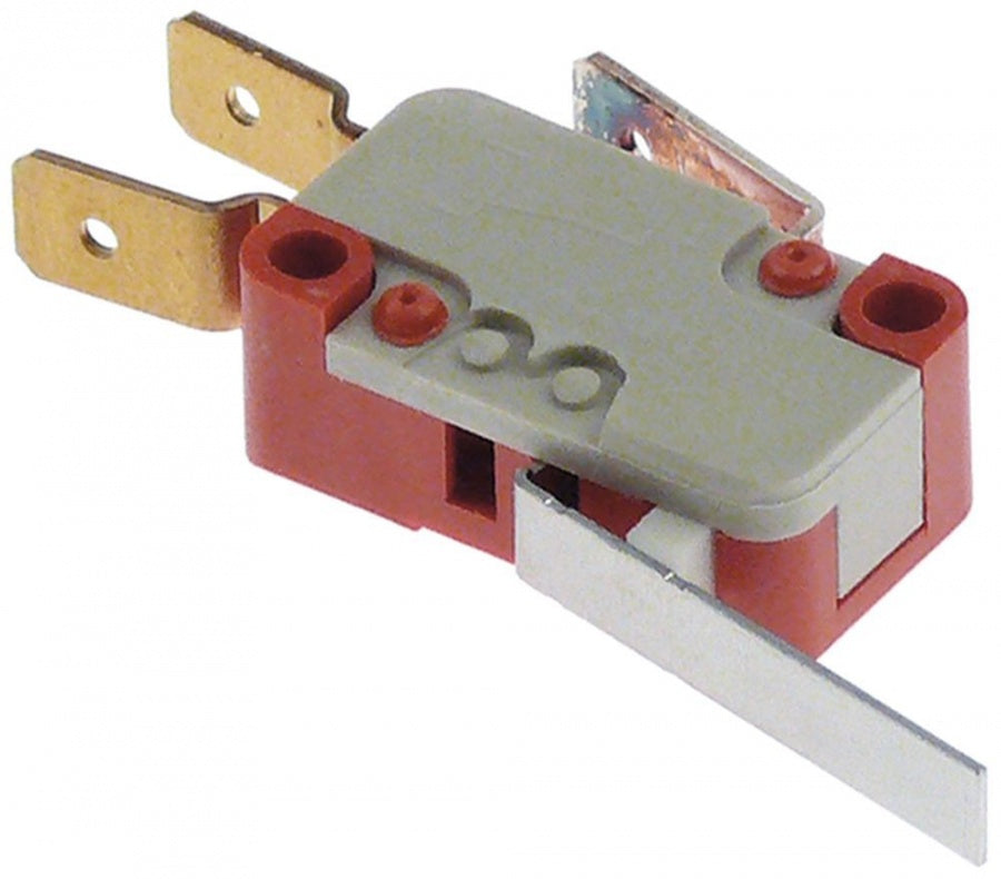 microintrerupator 250V 5A 1CO racord F6,3 L 40mm DPF 22mm forȚĂ de acționare: 250g