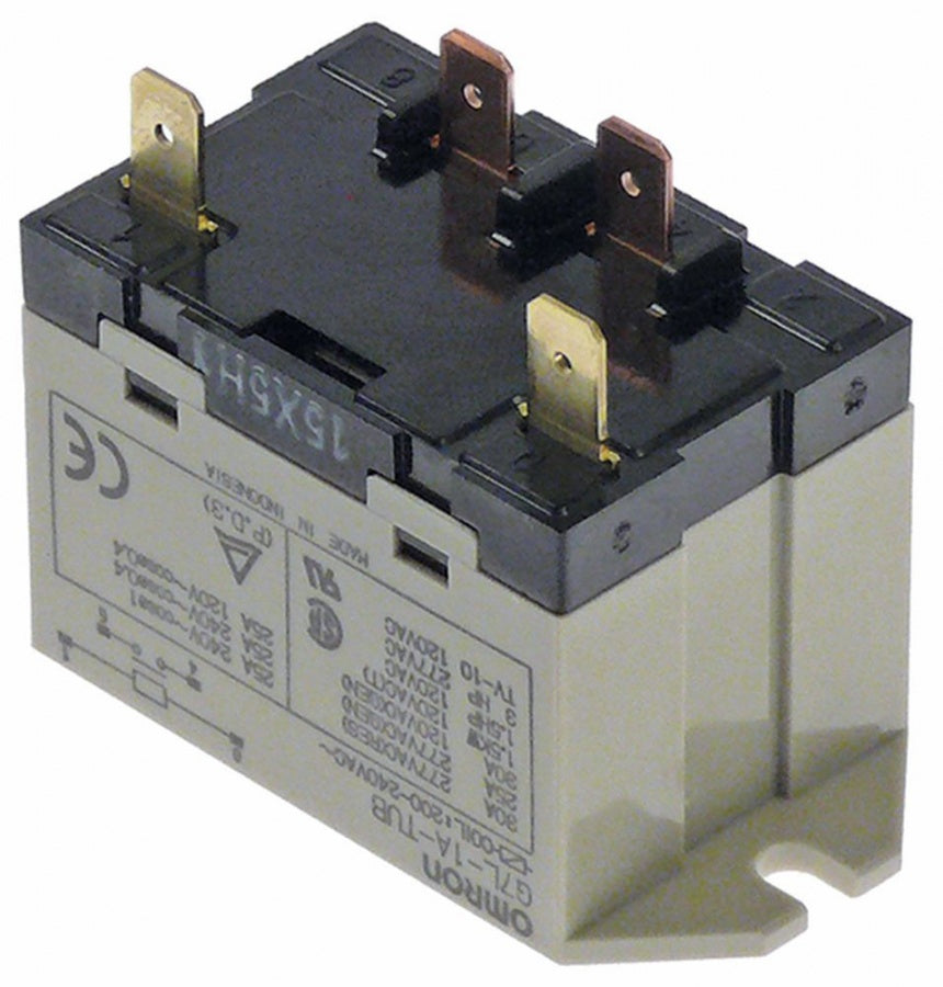 releu de putere OMRON 230VAC 30A 1NO racord F6,3 nr. producător 15X5H1