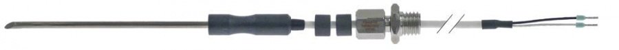 Sonda de produs Pt100, -40+250°C, cablu PTFE, senzor ø3.2x100 mm - 381425