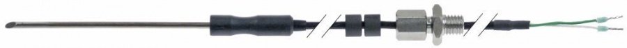Sonda de produs tip K (NiCr-Ni), cablu PTFE  -40 până la +250°C - 381426