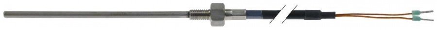 sonda/senzor de temperatura Pt100 cablu silicon senzor -100 până la +450°C