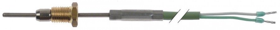 sonda/senzor de temperatura termocuplă K (NiCr-Ni) cablu silicon senzor -50 până la +1150°C