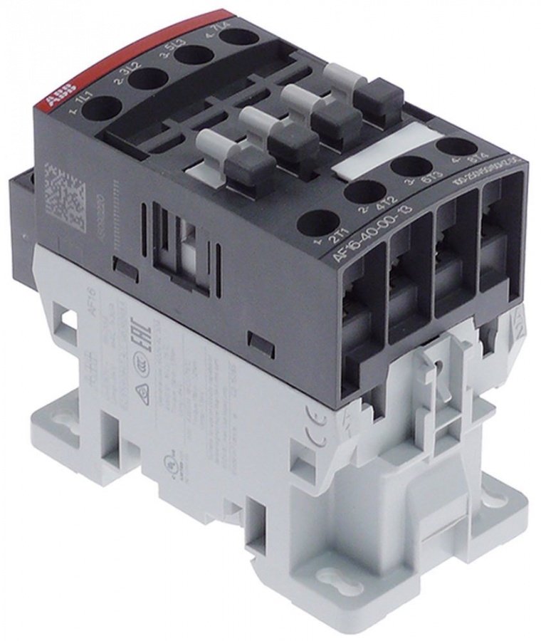 contactor de putere AC1 30A 100-250VAC (AC3/400V) 18A/7,5kW 4 racord racord cu șurub