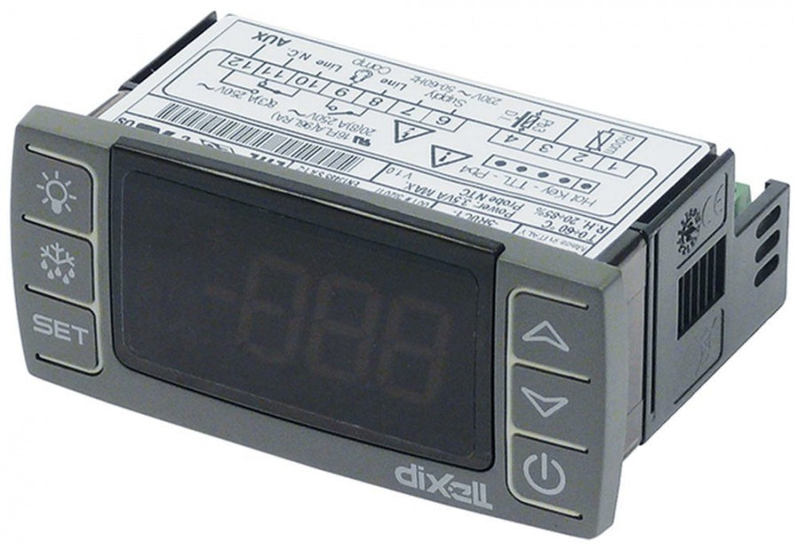 controler digital DIXELL dimensiuni de montaj 71x29mm