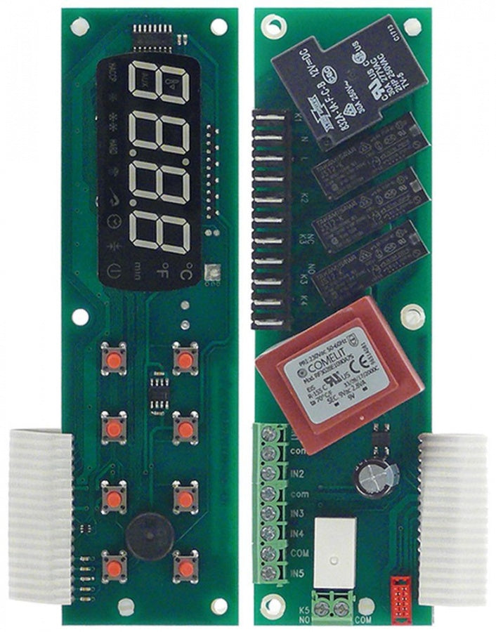 controler digital EVCO tip dimensiuni de montajmm 230V tensiune AC ieșiri releuri 5 NO-30A NO-8A