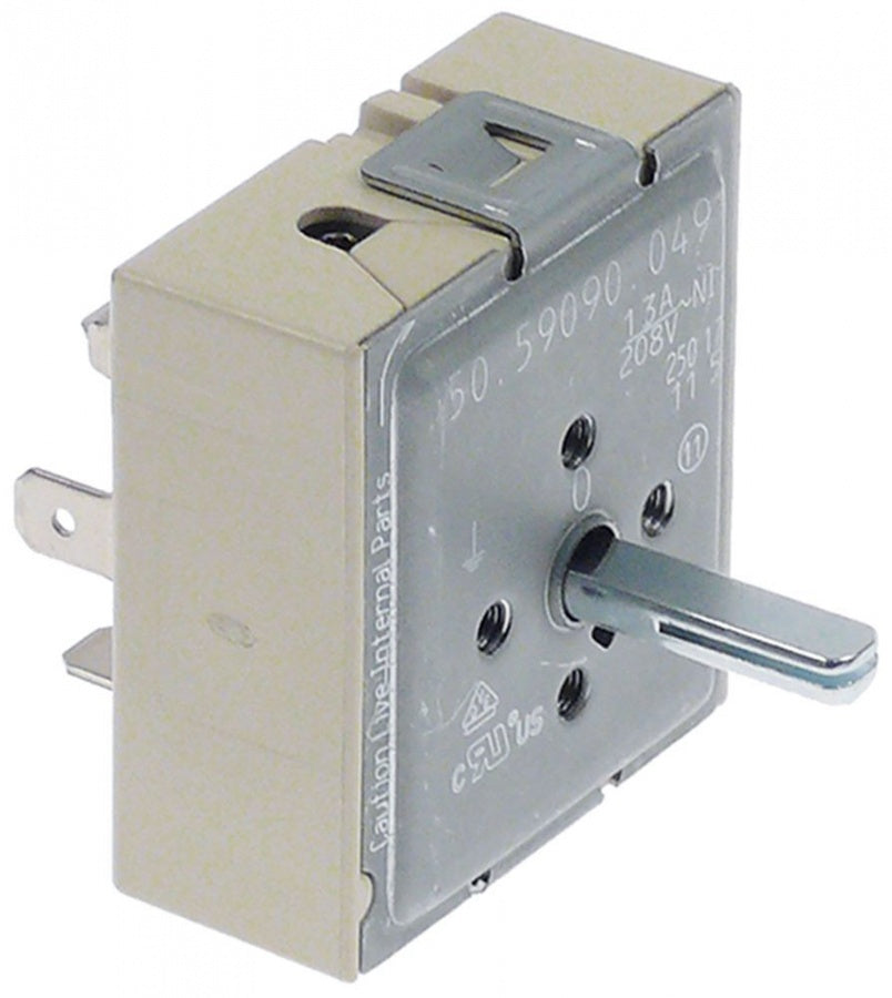 regulator de energie EGO 208V 13A direcție de rotație stânga ax ømm lungime ax 23mm