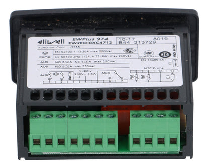 controler digital ELIWELL tip EWPlus 974 model dimensiuni de montaj 71x29mm 230V tensiune AC
