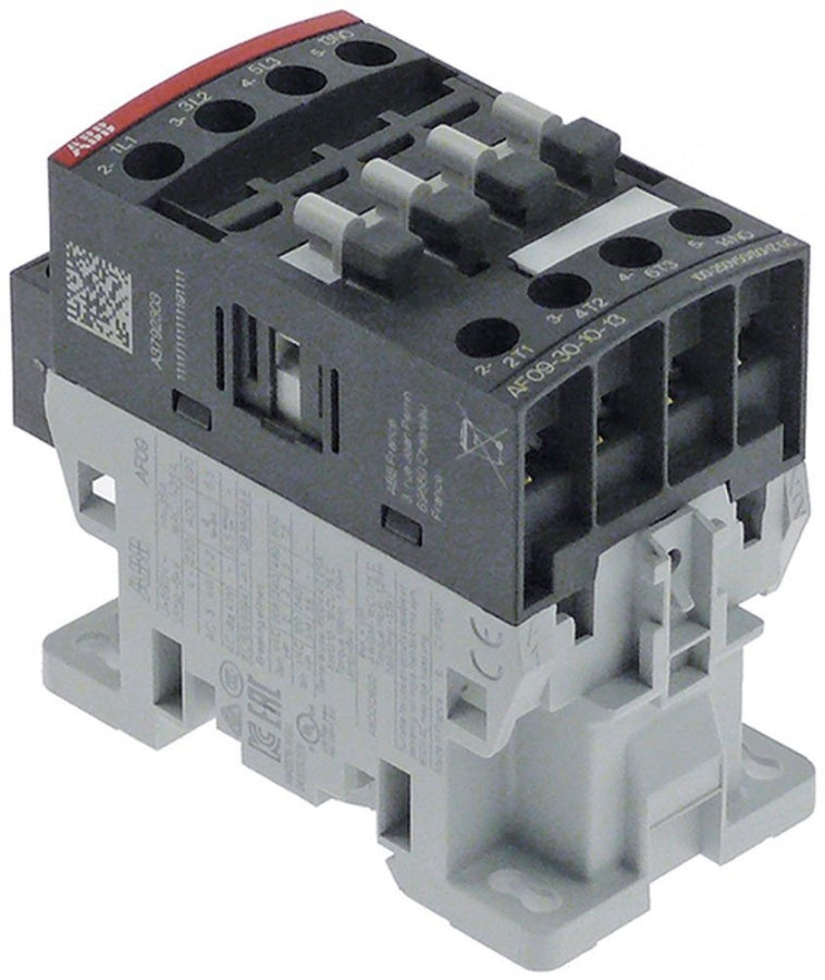 contactor de putere AC1 25A 100-250VAC (AC3/400V) 9A/4kW 3NO contacte auxiliare 1NO