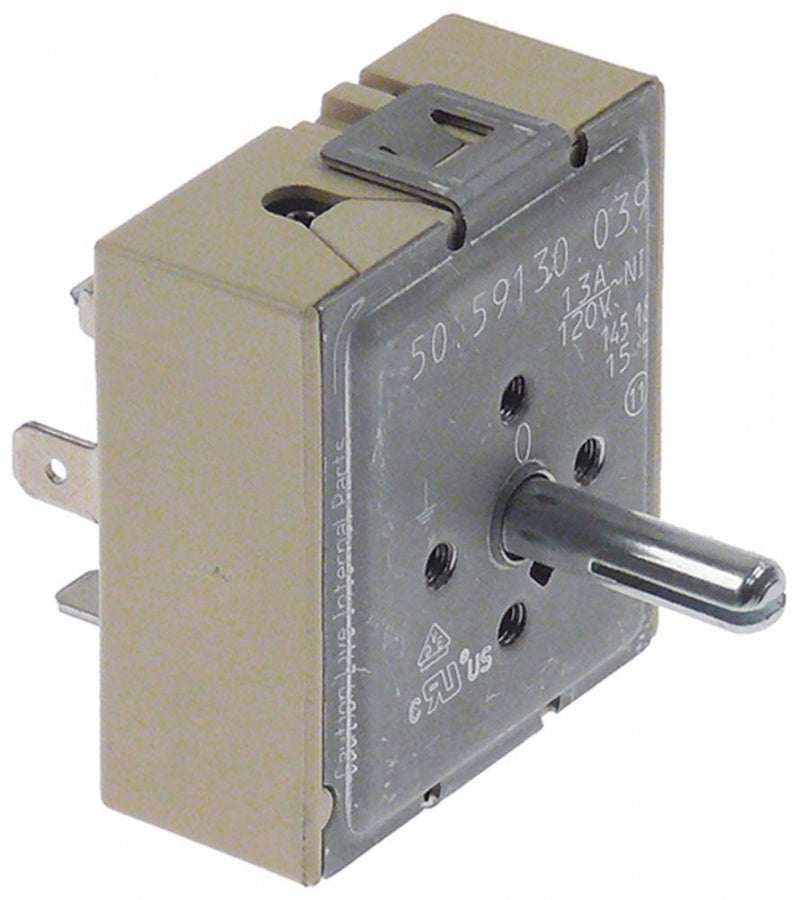 regulator de energie EGO 120V 13A direcție de rotație stânga ax ømm lungime ax 23mm