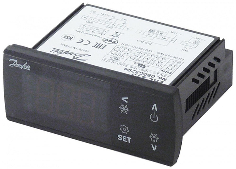 controler digital DANFOSS tip dimensiuni de montaj 71x29mm