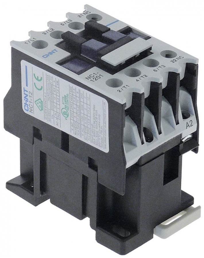 contactor de putere AC1 25A 230VAC (AC3/400V) 8A/5,5kW 3NO contacte auxiliare 1NC