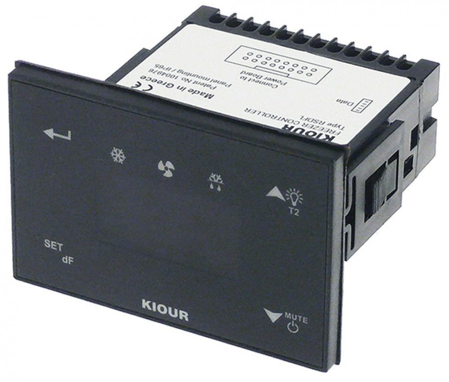 control element KIOUR type RSDFL TOUCH 71x29mm front dimensions 88x60mm display 3 digits