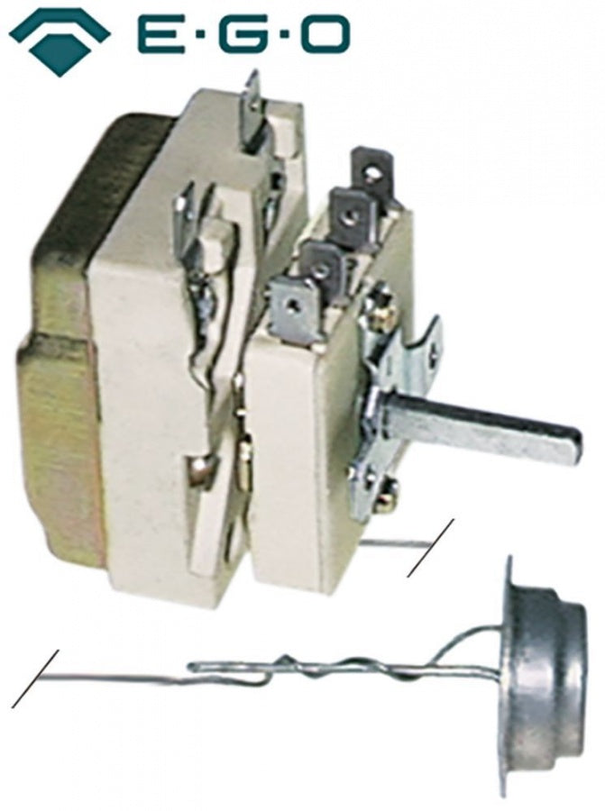 Termostat, temperatura maxima 93°C, gama temperatura 30-93°C, 1 contact, 15 A, senzor ø 20/23,5 mm - Cod 390033