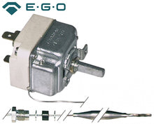 Termostat reglabil 104-190°C, bulb ø 6 x 133 mm, capilar 870 mm, contact 16 A, cu presetupa M9x1 - 390046