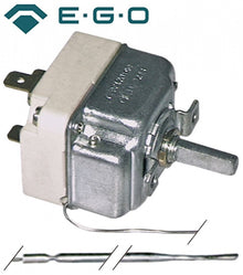 Termostat 65-266°C, contact 16 A, bulb ø 3x219 mm, capilar 900 mm - 390067