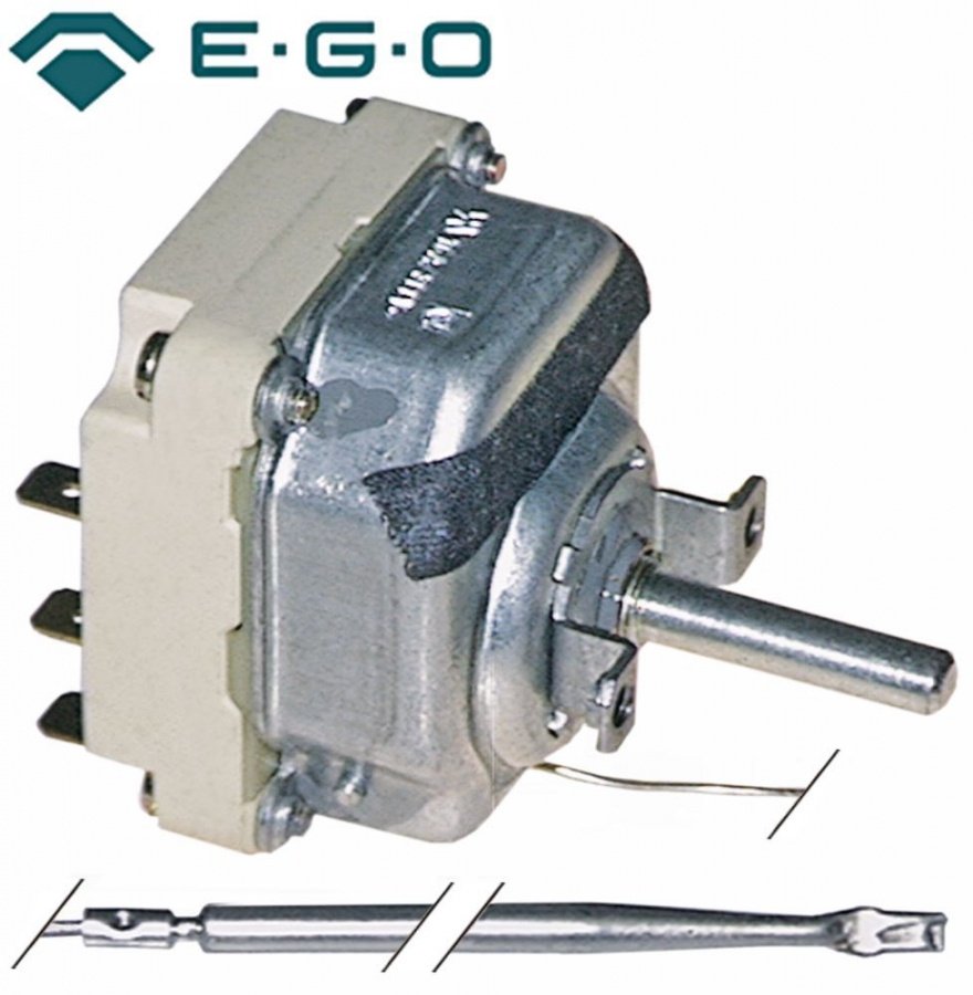 Termostat, temperatura maxima 260°C, gama temperatura 60-240/80-260°C, 3 contacte, 10 A - Cod 390074