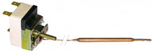 Termostat 30-90°C, cu 1 contact in comutatie 1CO, 16 A, bulb ø 6 x 94 mm, lungime capilar 1600 mm - 390082