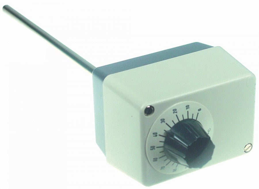 rod thermostat temperature range 0-100°C 1CO 1-pole 6A probe ø ½"mm probe length 200mm