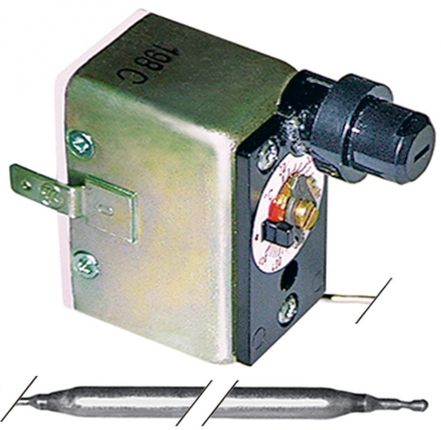 safety thermostat switch-off temp. 20-500°C 1-pole 1NC 16A probe ø 6mm probe L 275mm