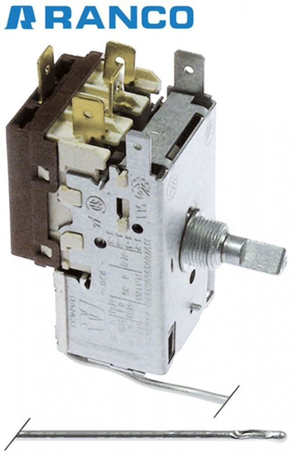 Termostat evaporator RANCO K61L1501, rece -18°C cald -8°C, lungime tub capilar 1800 mm - 390206