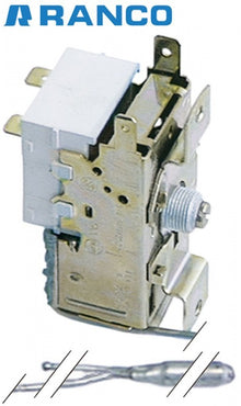 Termostat K55L1042, +1,7 +9,5°C, senzor ø 10 x 110 mm - 390210