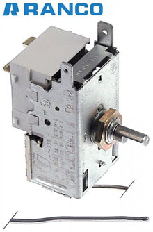 Termostat, gama temperatura -3 la +10°C, lungime tub capilar 2000 mm, model K55L5080 - Cod 390217
