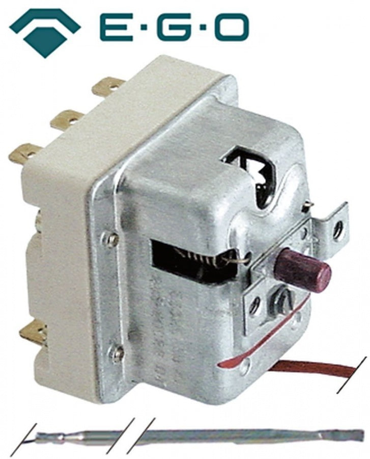 Termostat de siguranta 360°C, 3 contacte, 20 A, senzor ø 4 x 120 mm, lungime tub capilar 1800 mm - 390227