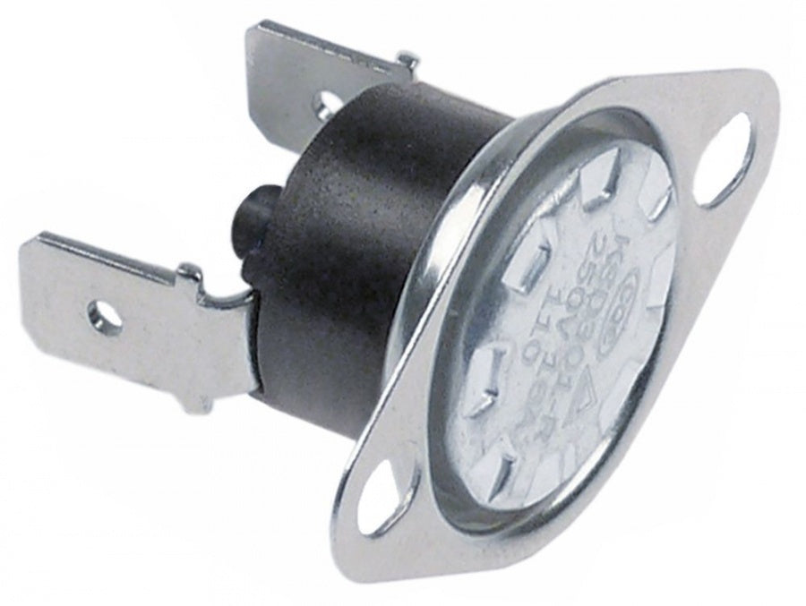 Termostat de siguranta cu bimetal 110°C, contact 16A, rearmare manuala - 390233