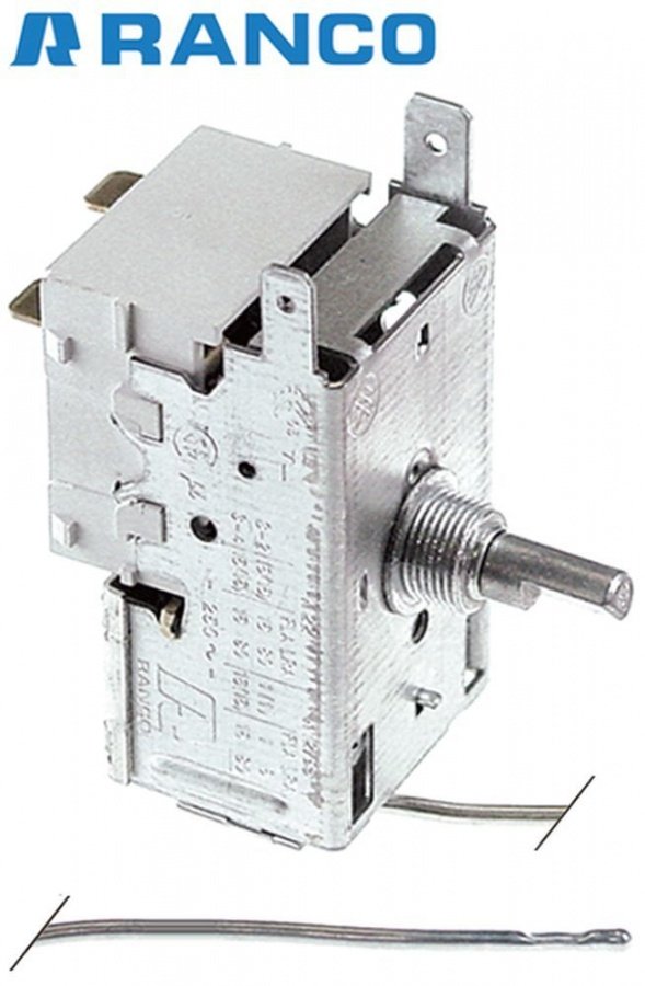 Termostat, gama temperatura +2 la +10°C, lungime tub capilar 2000 mm, model K55L5078 - Cod 390250