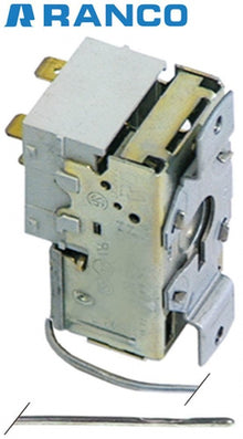 Termostat, gama temperatura -22 la -7°C, lungime tub capilar 2500 mm, model K55L5070 - Cod 390252